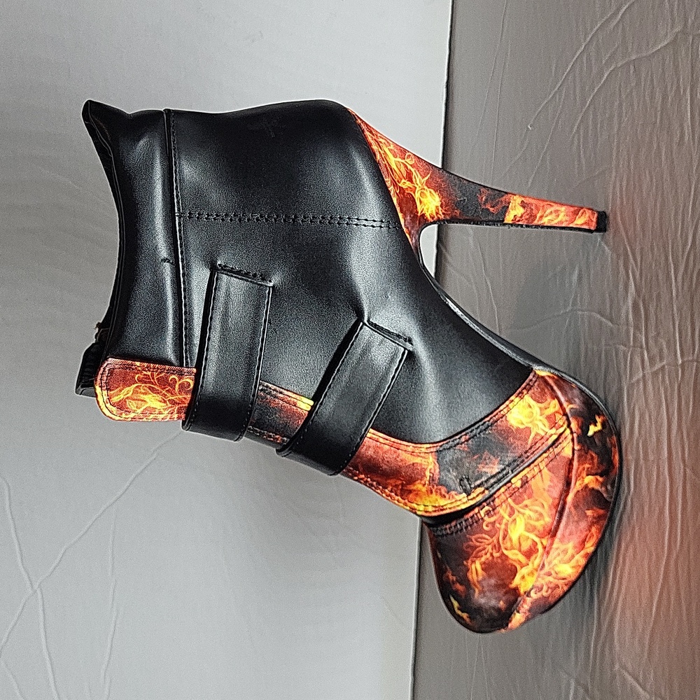 Show Story High Heel Stilleto Platform Boots - Picture 7 of 12